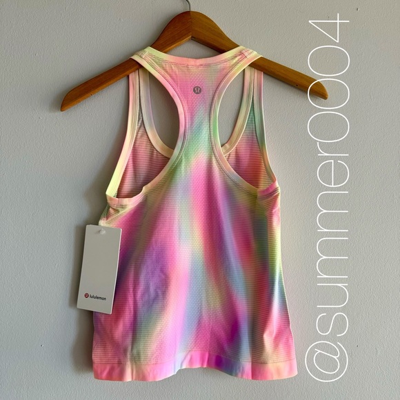 🌈🦄 RARE NWT Lululemon Swiftly Tech Racerback Tank Psychedelic 4 - Picture 5 of 11